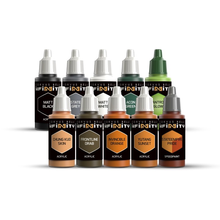 Paint Set Army Painter Infinity Yu-Jing avec son Zhanshi Paramedic