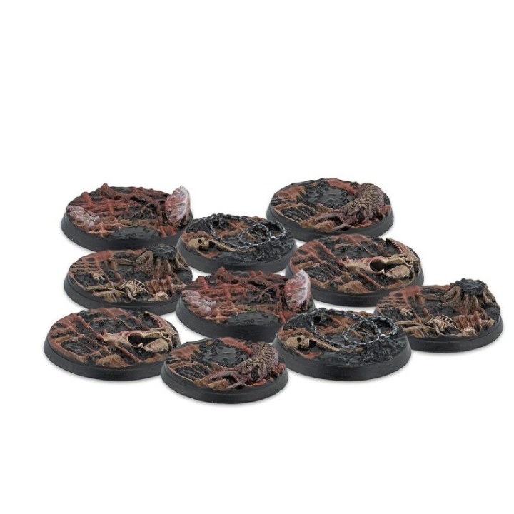 Warcrow - 30mm Yaldabaoth Scenery Bases, Alpha Series