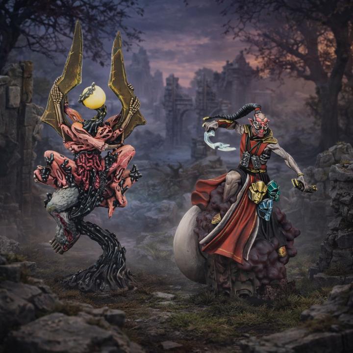 Warcrow - Yaldabaoth Supports (FR + ENG)