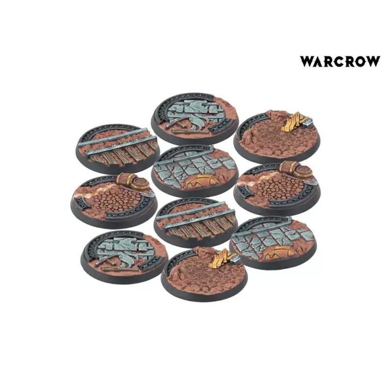 Warcrow - 30mm Mounthaven Scenery Bases Alpha Series