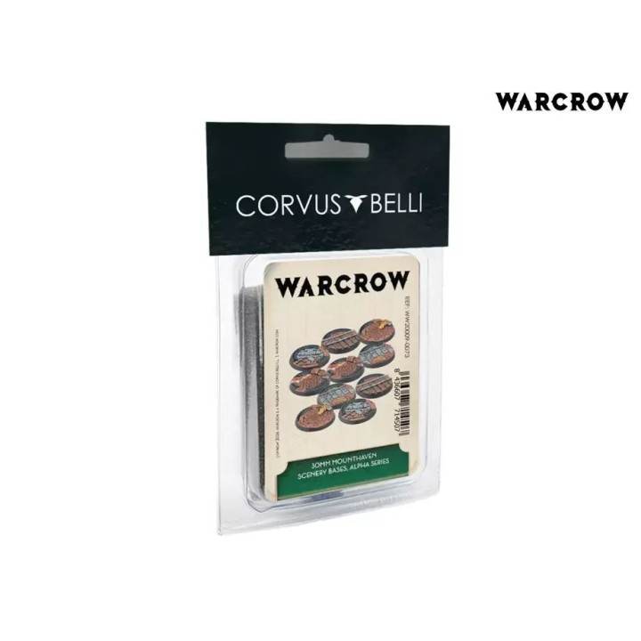 Warcrow - 30mm Mounthaven Scenery Bases Alpha Series