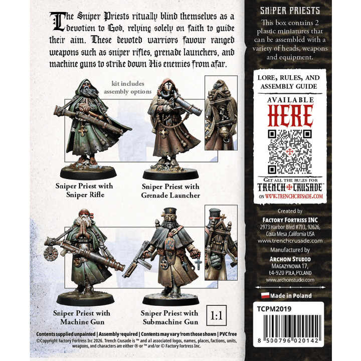 Trench Crusade New Antioch Sniper Priests | Fighouse