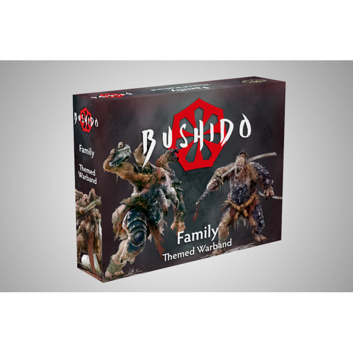 Bushido Troupe thématique La Famille, boîte Les Éveillés avec 6 figurines Kimura mutantes pour le jeu de figurines Bushido.