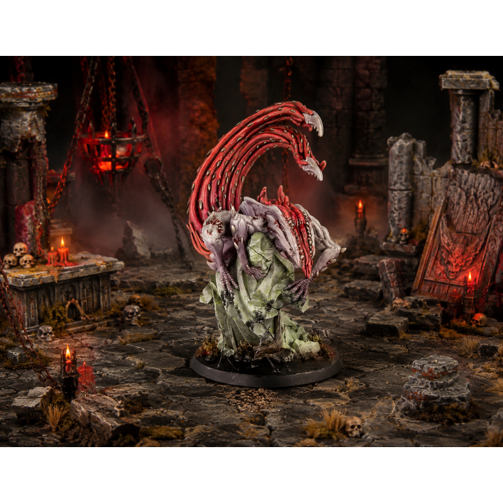 Kipleacht Warcrow Scions of Yaldabaoth, figurine fantastique