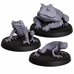 Bushido, Grenouille Symbiotique, VF+EN, créatures amphibiennes, Les Éveillés et GCT Studio