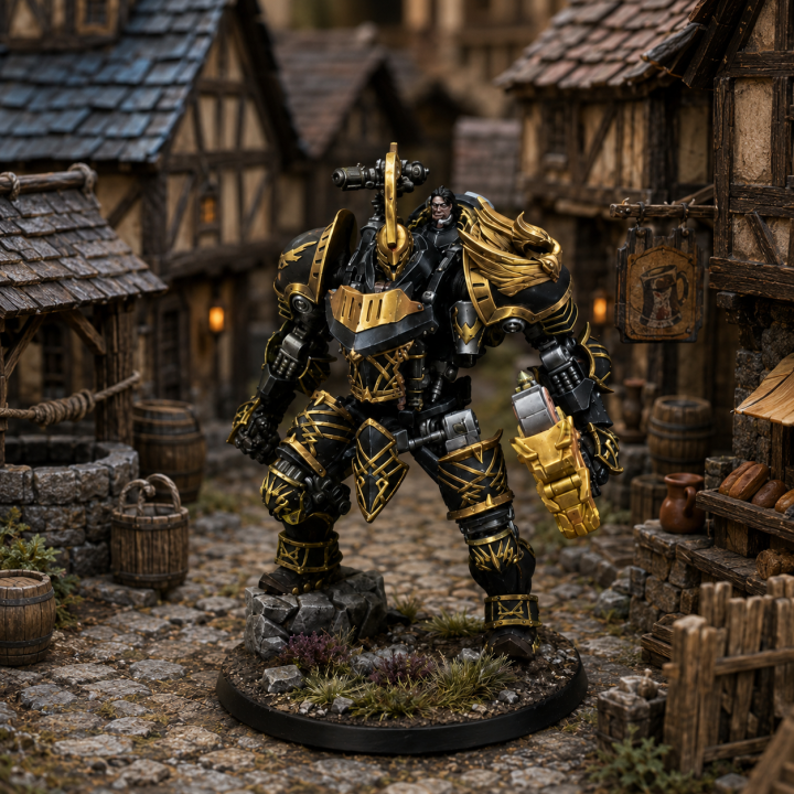 Figurine Warcrow War Rig Hegemony of Embersig Corvus Belli en version française