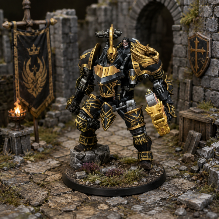 Figurine Warcrow War Rig Hegemony of Embersig Corvus Belli en version française