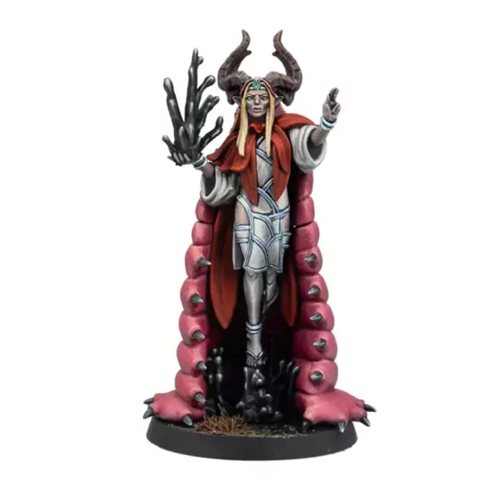 Figurine Warcrow Gitmalu the Perfect One pour Scions of Yaldabaoth