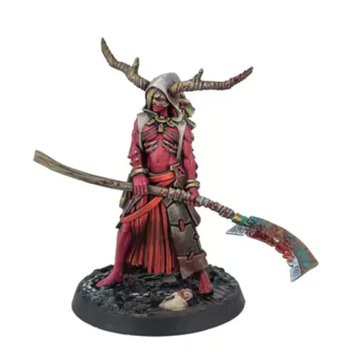 Boîte Warcrow Marked Scions of Yaldabaoth avec 4 figurines en résine pour le jeu de figurines Warcrow