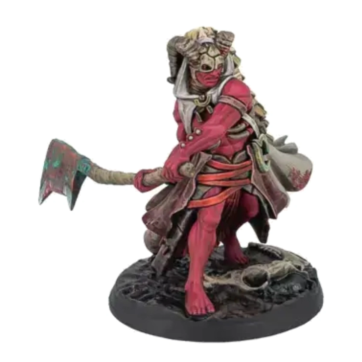 Boîte Warcrow Marked Scions of Yaldabaoth avec 4 figurines en résine pour le jeu de figurines Warcrow