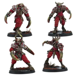 Warcrow Intact Scions of Yaldabaoth - 4 figurines en résine Corvus Belli