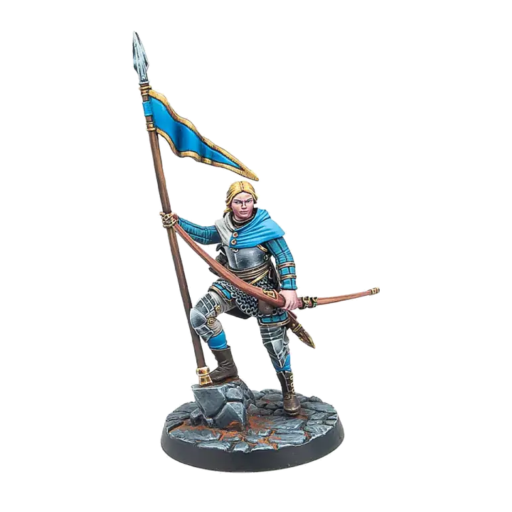 Warcrow Feudom Archers Corvus Belli - 4 figurines résine pour faction Feudom
