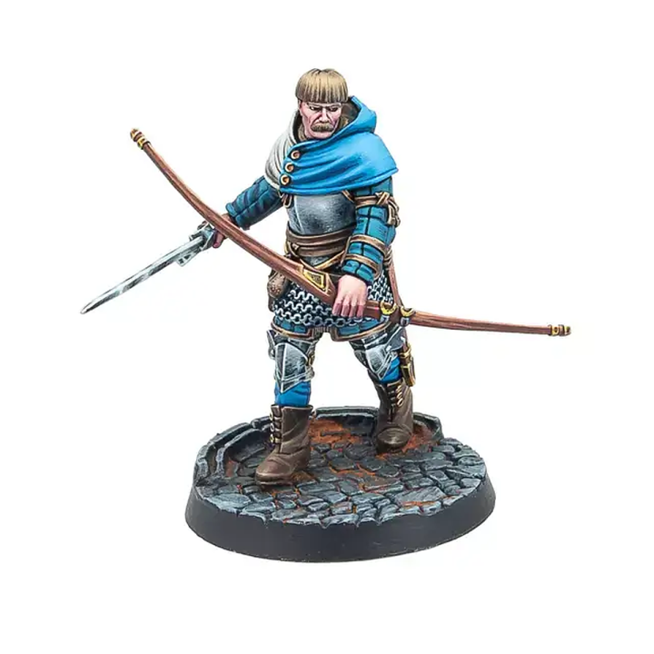 Warcrow Feudom Archers Corvus Belli - 4 figurines résine pour faction Feudom