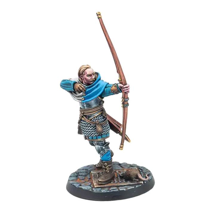 Warcrow Feudom Archers Corvus Belli - 4 figurines résine pour faction Feudom