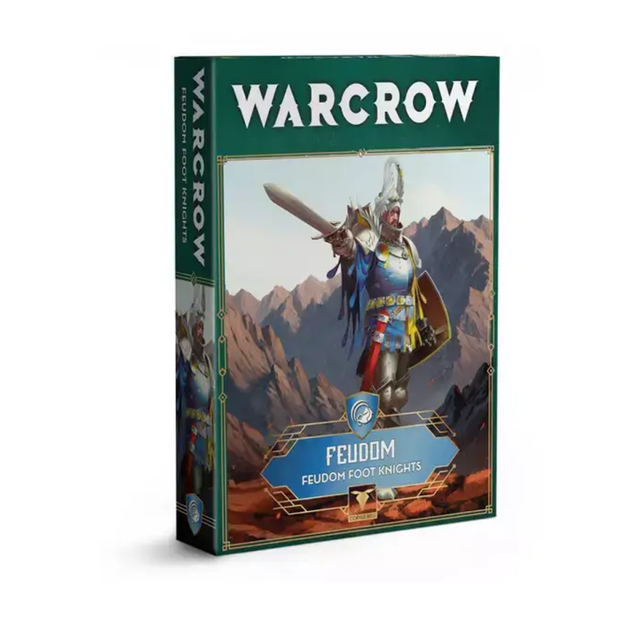 Figurines Warcrow Foot Knights de Feudom, infanterie lourde Corvus Belli