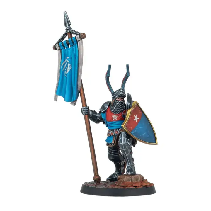 Figurines Warcrow Foot Knights de Feudom, infanterie lourde Corvus Belli