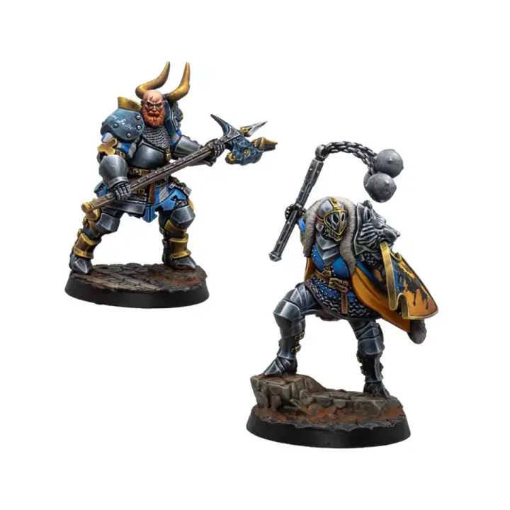 Figurines Warcrow Feudom Officers Corvus Belli pour armée Feudom