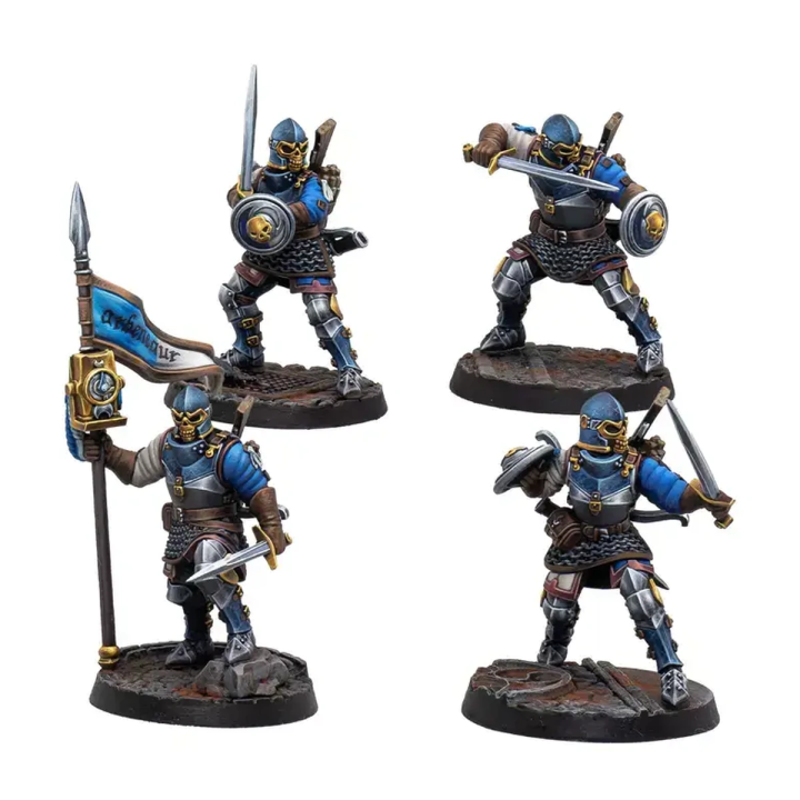 Figurines Warcrow Guardians of the Mounds pour la faction Feudom de Corvus Belli
