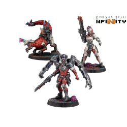 Infinity Next Wave Expansion Pack Beta – figurines Tekdraken Gearhead et Wraith-1 pour Armée Combinée