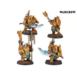 Warcrow Unrelenting Mounthaven Corvus Belli - 4 figurines naines de choc