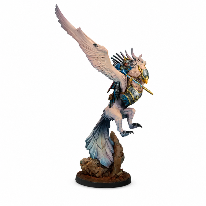 Figurines Roland Loussier et Whitetrail, personnage d’élite Feudom pour Warcrow