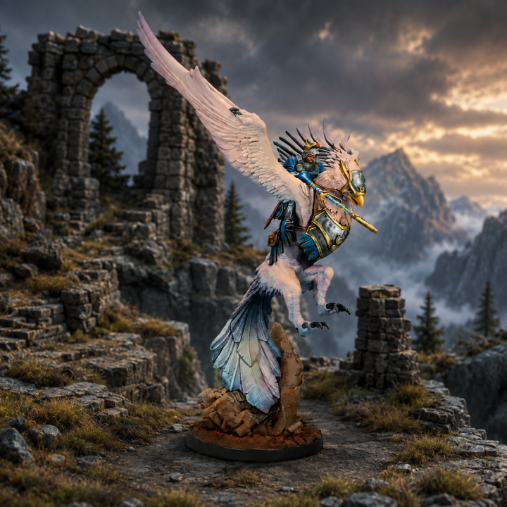 Figurines Roland Loussier et Whitetrail, personnage d’élite Feudom pour Warcrow