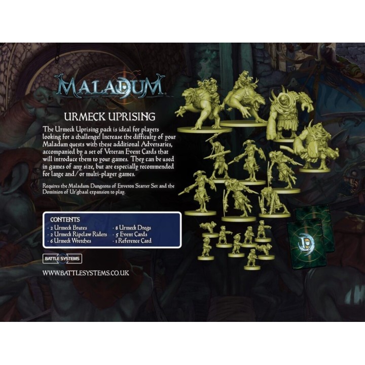 Maladum - Urmeck Uprising (extension FR) | Battle Systems