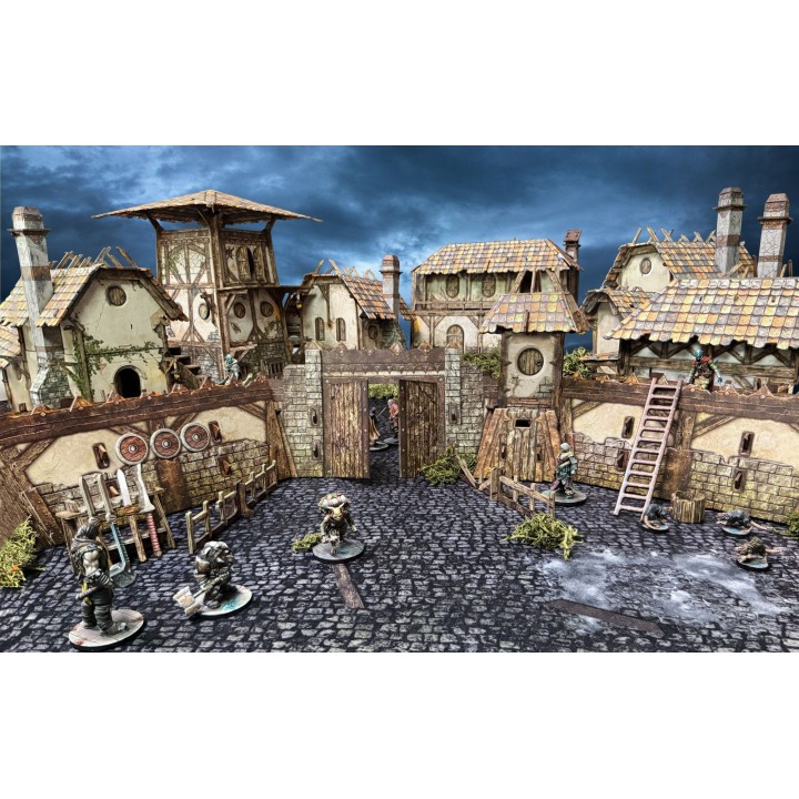 Maladum - Ingonsburn Boundary Walls | Battle Systems