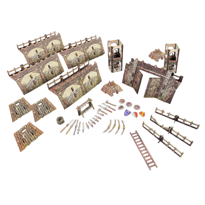 Maladum - Ingonsburn Boundary Walls | Battle Systems