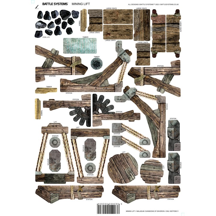 Maladum - Mining Lift | Battle Systems
