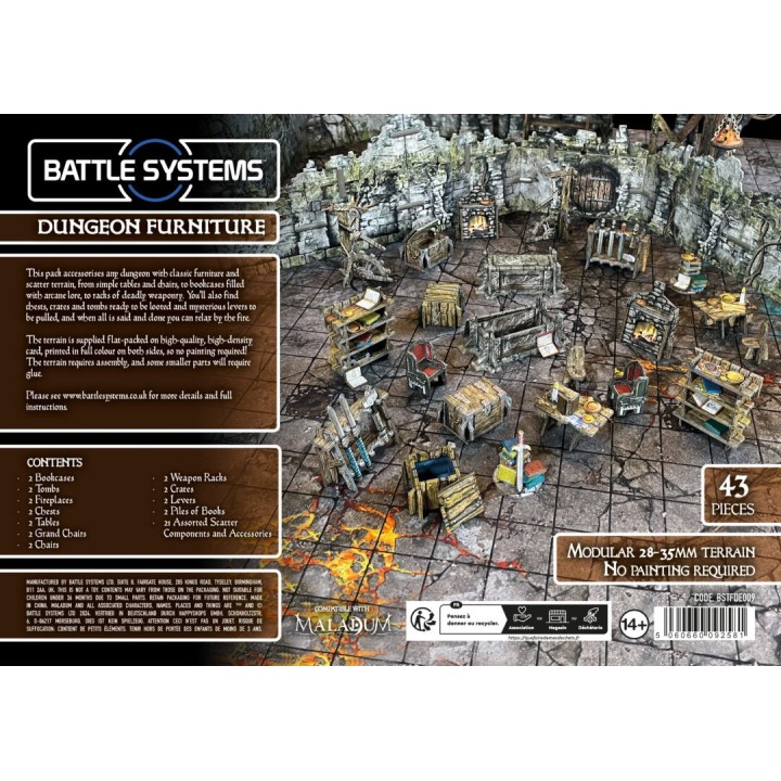 Maladum - Dungeon Furniture | Battle Systems