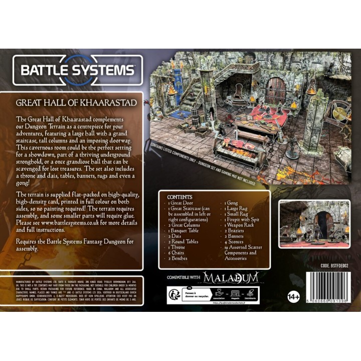 Maladum - Great Hall of Khaarastad | Battle Systems