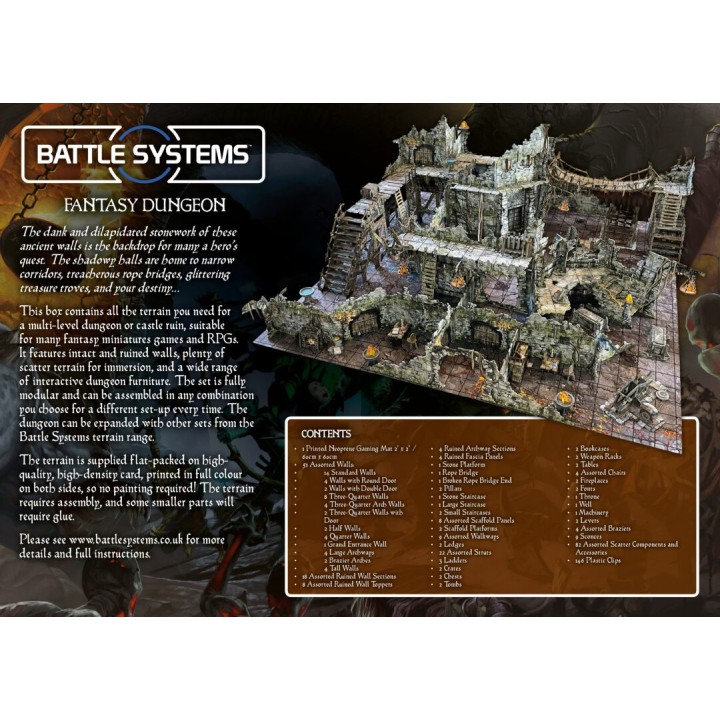 Maladum Fantasy Dungeon | Décors modulaires Battle Systems