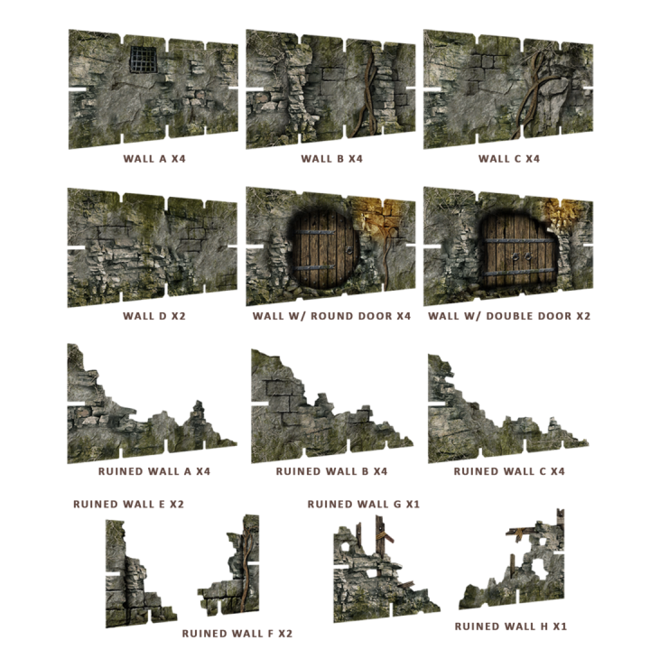 Maladum Fantasy Dungeon | Décors modulaires Battle Systems