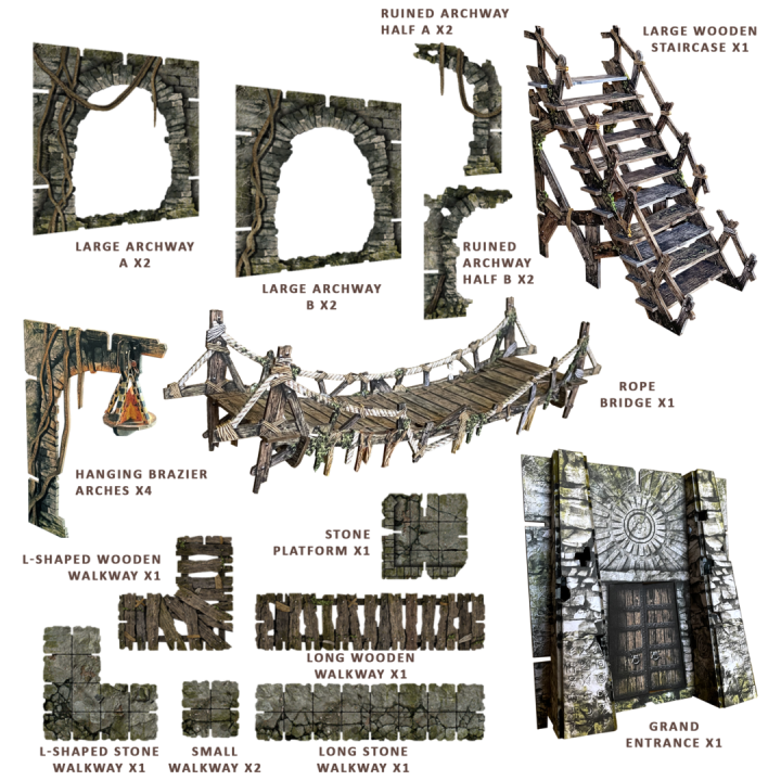 Maladum Fantasy Dungeon | Décors modulaires Battle Systems