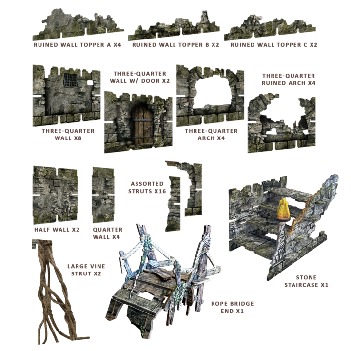 Maladum Fantasy Dungeon | Décors modulaires Battle Systems