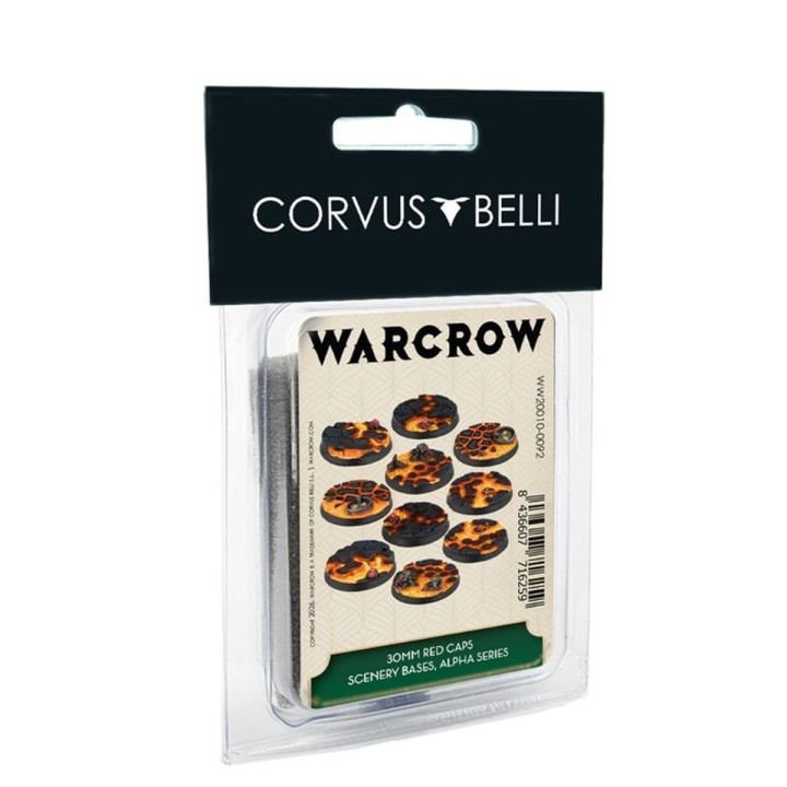 Warcrow - 30mm Red Caps Scenery Bases, Alpha Series (10)