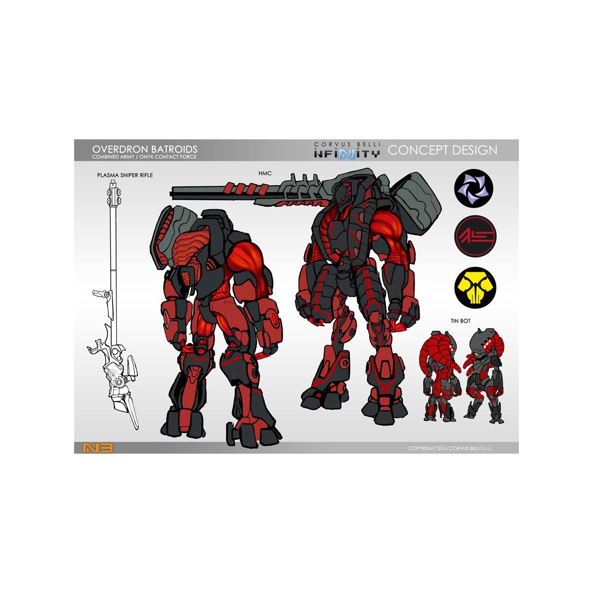 Figurine Infinity (Corvus Belli) - Overdron Batroids