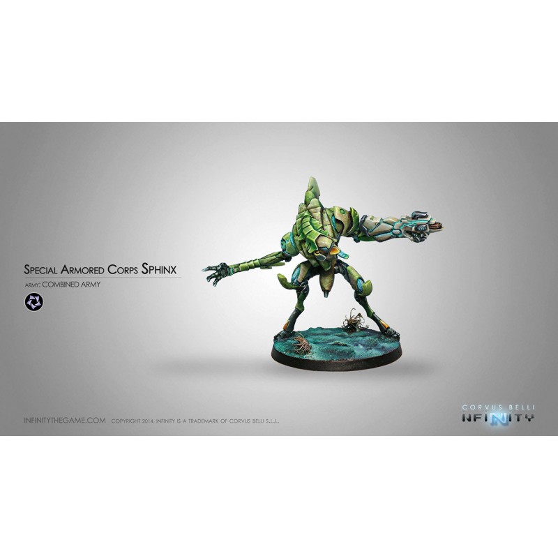 Figurine Infinity (Corvus Belli) - Sphinx, Shasvastii Armored Corps Figurine Infinity (Corvus Belli) - Sphinx, Shasvastii Armored Corps