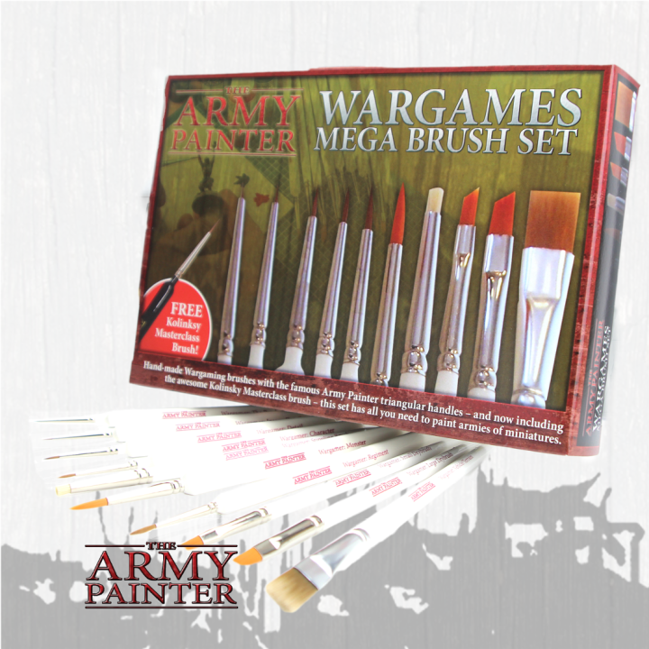 Army Painter - Wargames Mega Brush Set