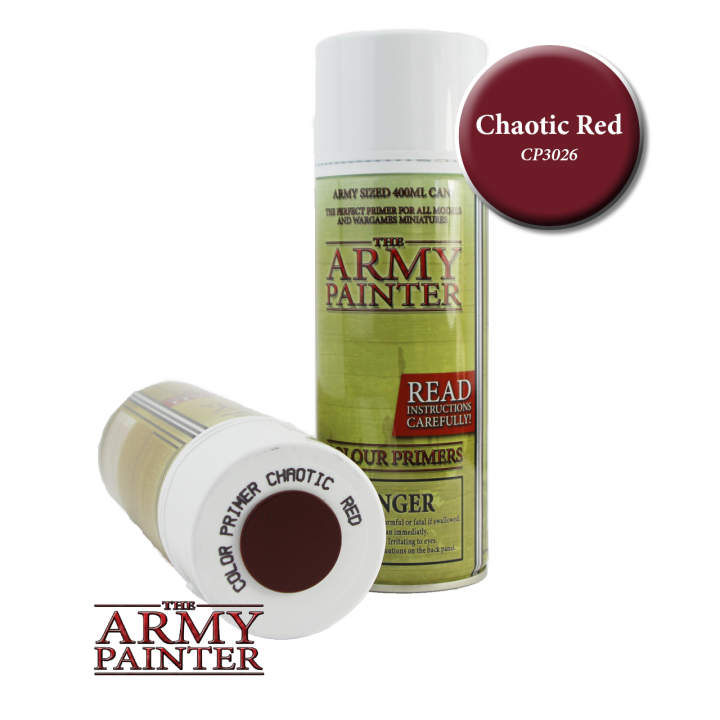 Army Painter - Sous-couche Rouge - Chaotic Red