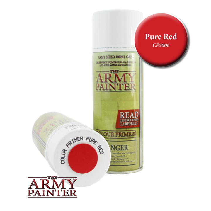 Army Painter - Sous-couche Rouge - Pure Red