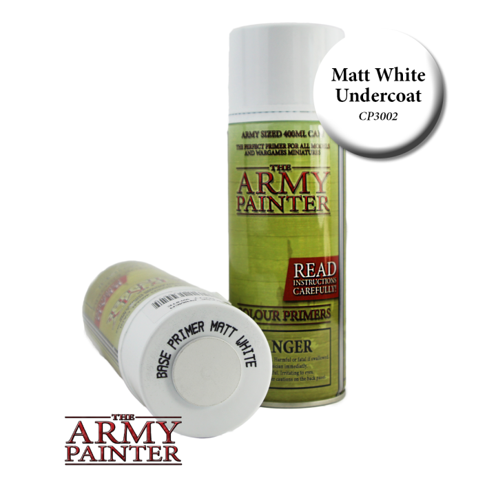 Army Painter - Sous-couche Blanc - Matt White