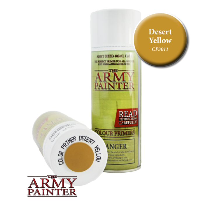 Army Painter - Sous-couche Jaune - Desert Yellow