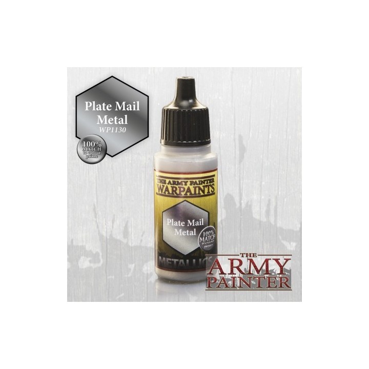Army Painter - Warpaint Metallics : Plate Mail Metal
