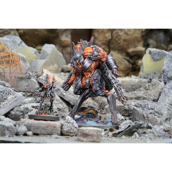 Figurine Infinity  (Corvus Belli)- Avatar & Staldron Unit