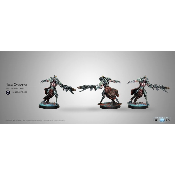 Figurine Infinity the Game (corvus Belli) - Nexus Operative (hacker)