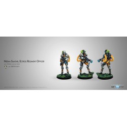 Figurine Infinity (Corvus Belli) - Neema Saatar, Ectros Regiment Officer (Spitfire)