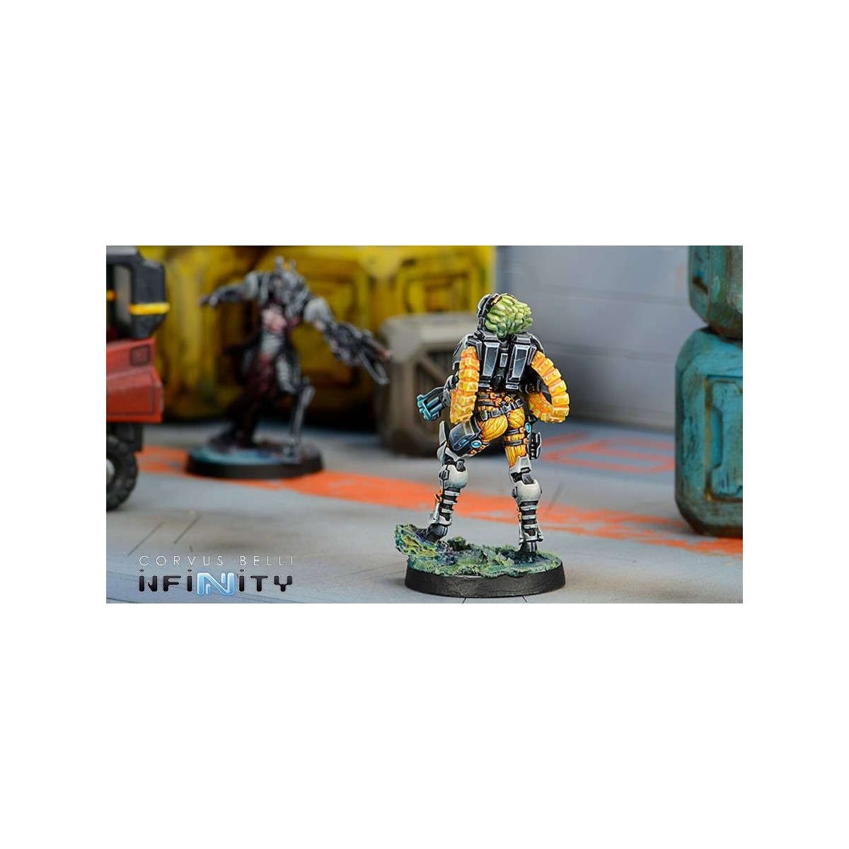Figurine Infinity (Corvus Belli) - Neema Saatar, Ectros Regiment Officer (Spitfire)