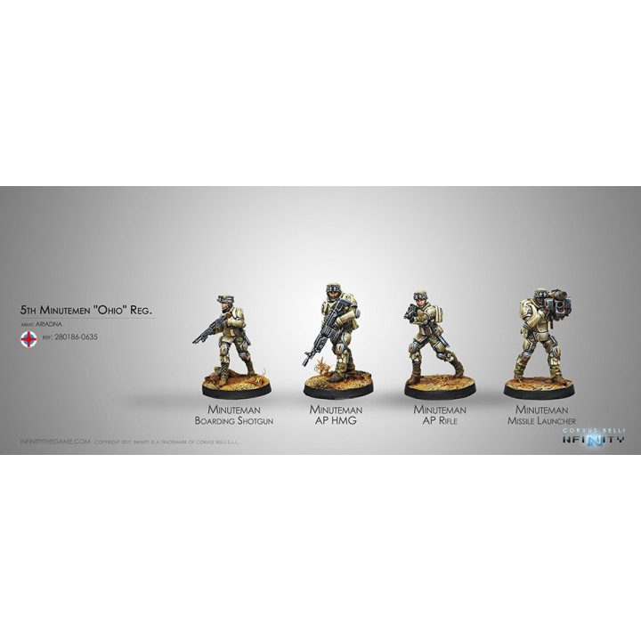 Infinity (Corvus Belli) - 5th Minutemen Regiment 'Ohio'